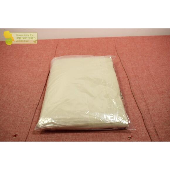 Sun Zero 40x84" Blackout Kenneth Energy Saving Grommet Curtain Panel Cream* - Picture 4 of 6